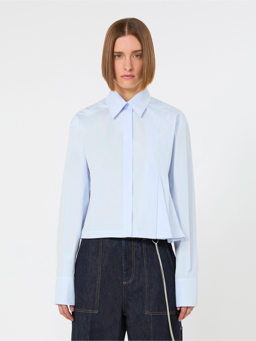 Blue Solid Shirt