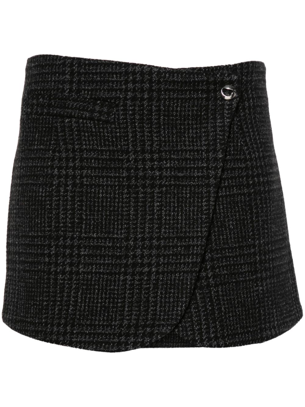 Prince of Wales mini skirt - Black