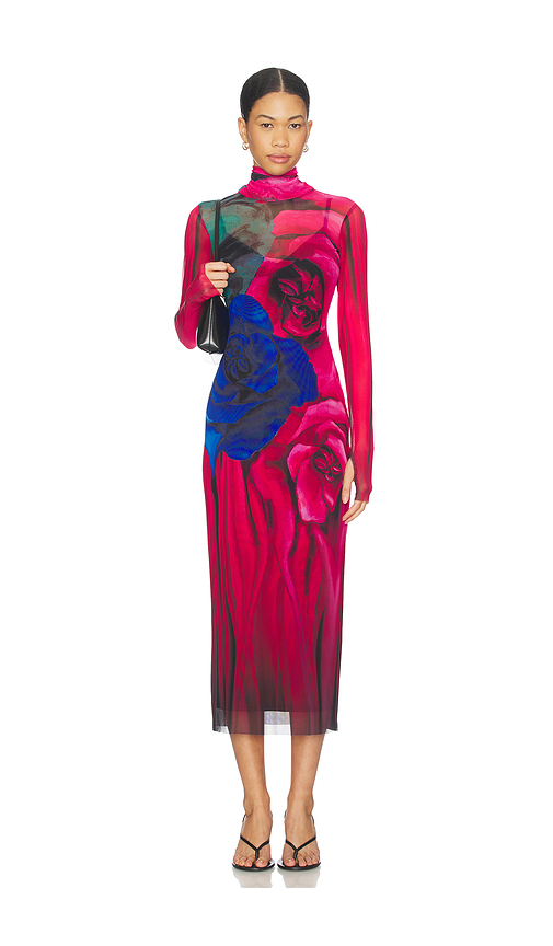 AFRM Shailene Dress in Red. - 1X also in L, M, S, XL, XS