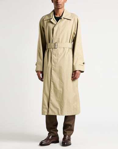 Man Overcoat & Trench Coat Beige Size 40 Cotton