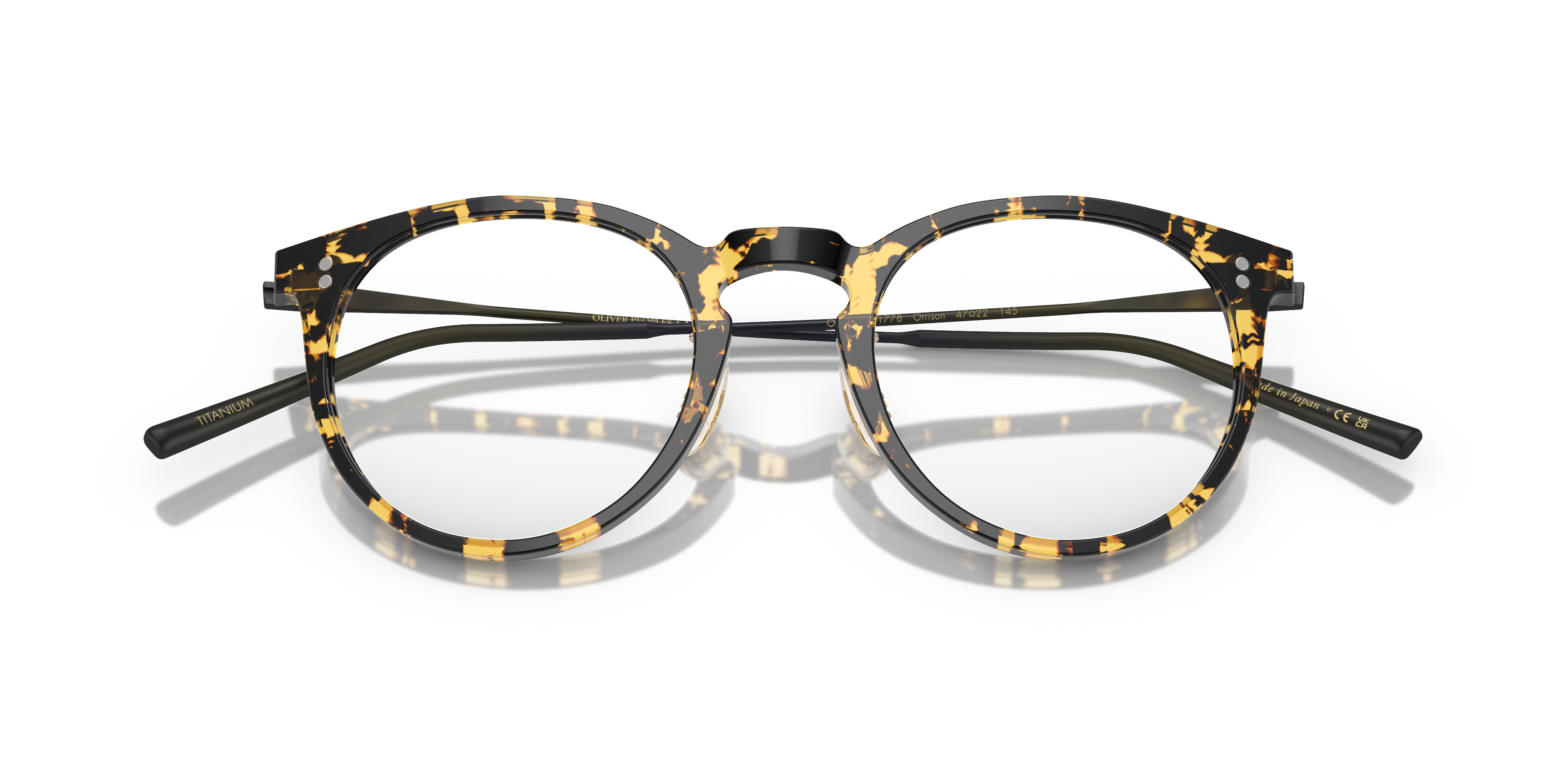 Oliver Peoples Unisex Oliver Peoples OV5544 ORRISON 1778 Montature da vista Acetato Tartaruga Trasparente Pantos Normale