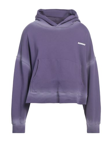 Bonsai Man Sweatshirt Purple Size L Cotton