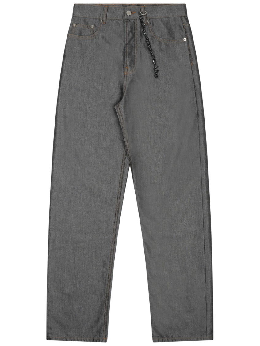 Denim Pants With Chain