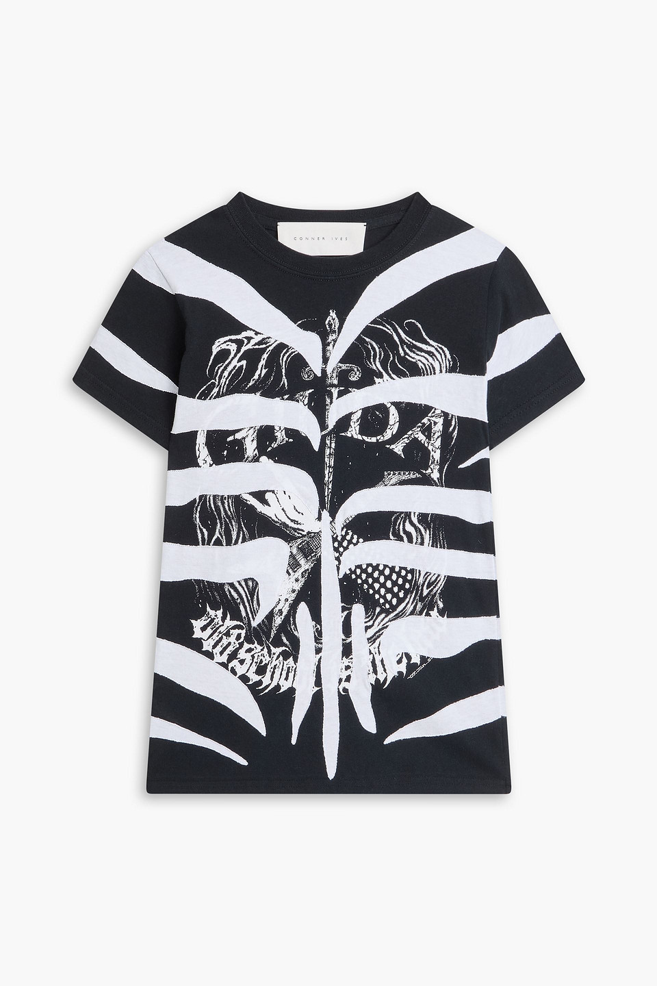 Juda printed cotton-jersey T-shirt - Black - XS