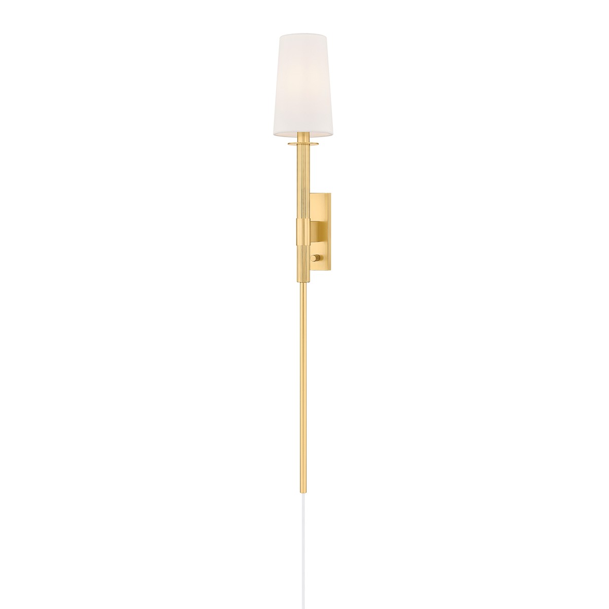 Aged Brass Wall Sconce from the Ginny Collection