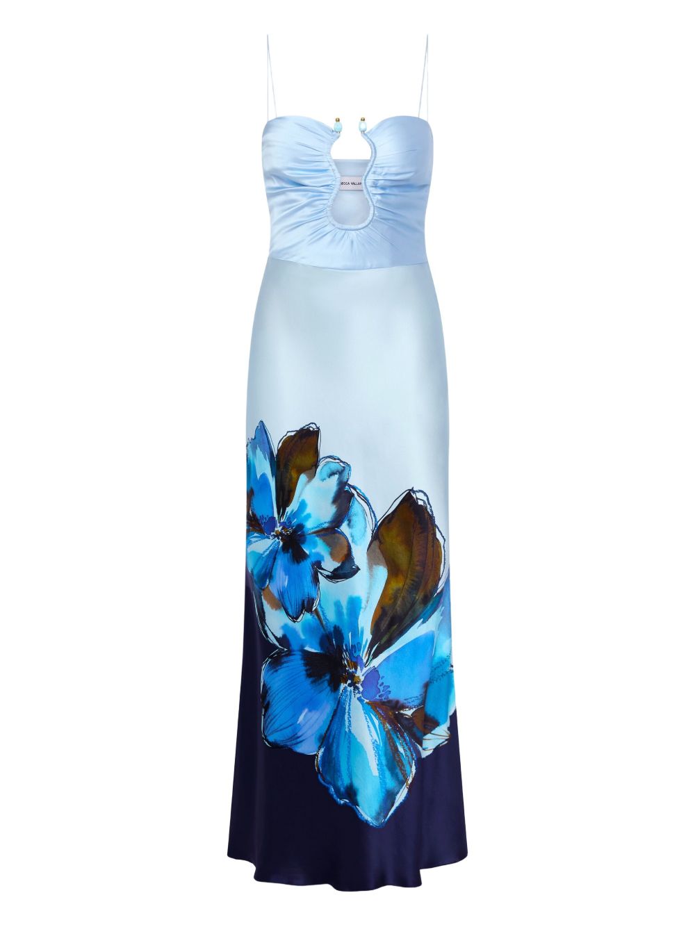 Cyran midi dress - Blue