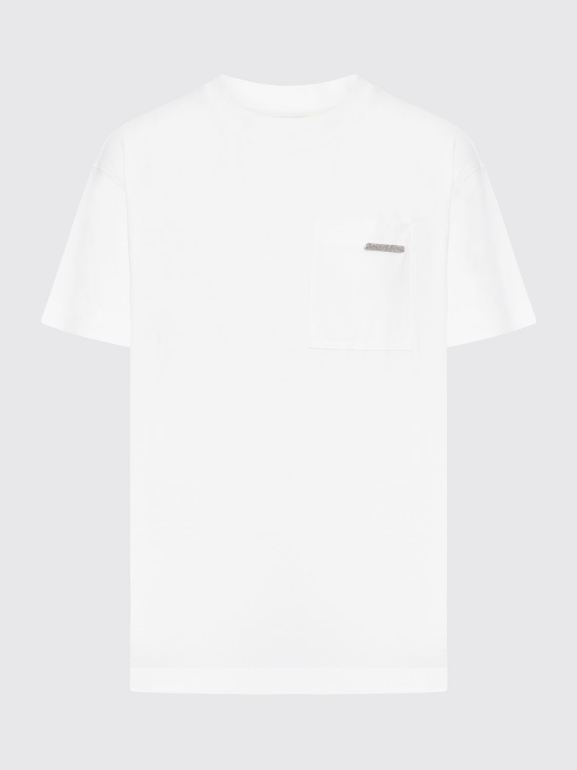 Pocket-detail t-shirt - White