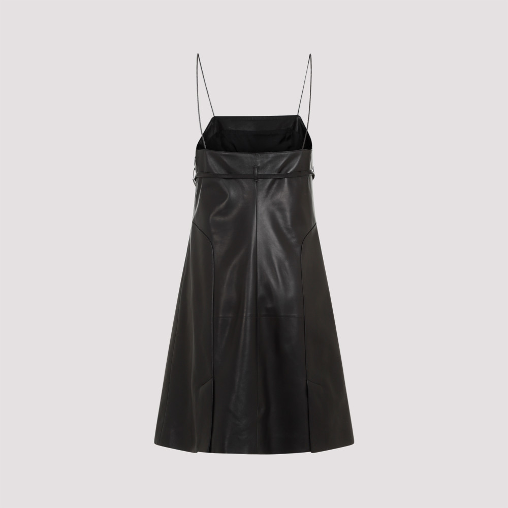 Voyou Leather Mini Dress