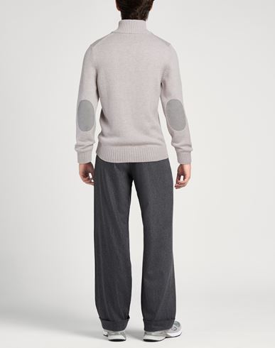 Man Turtleneck Light grey Size 38 Virgin Wool