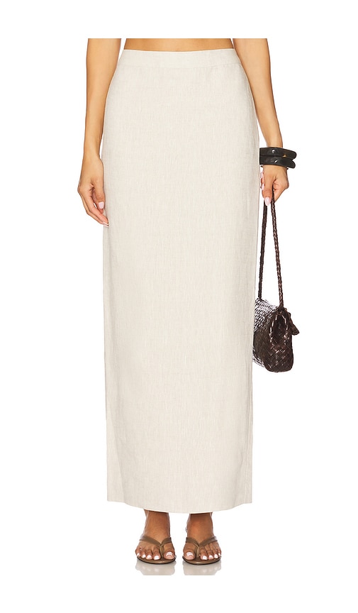 Tularosa Kaya Maxi Skirt in Neutral.  XS. Also in L, M, S