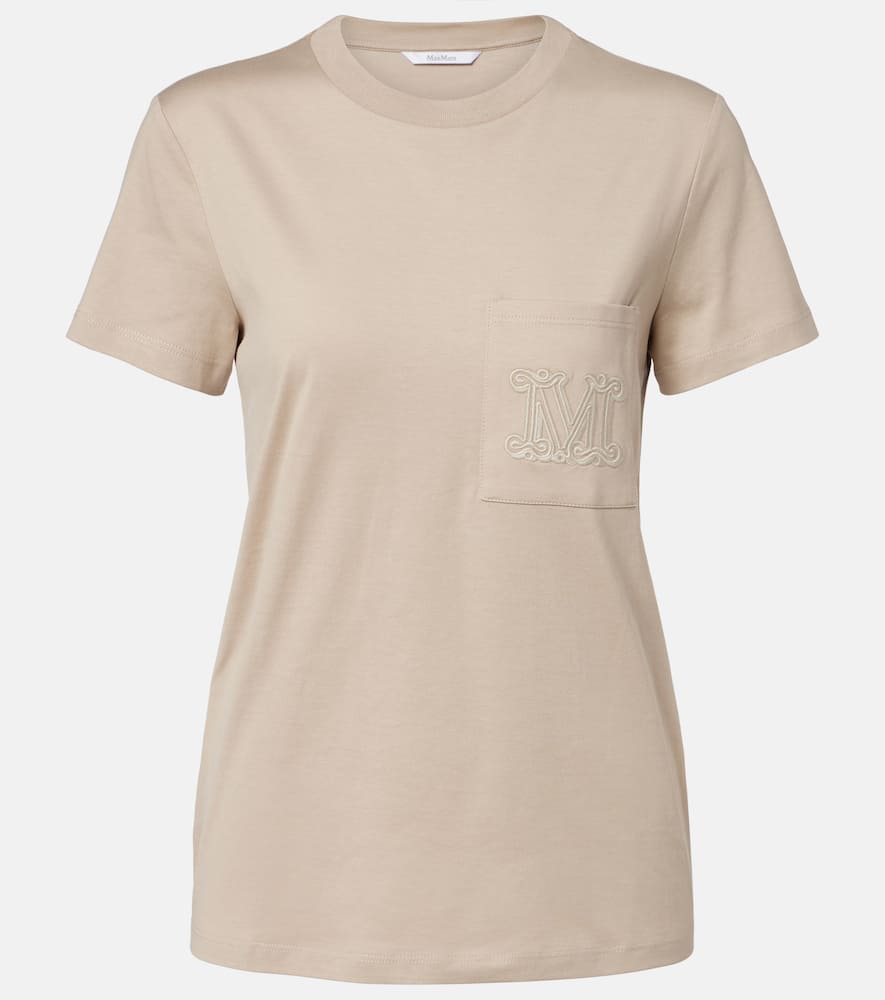 Embroidered cotton top