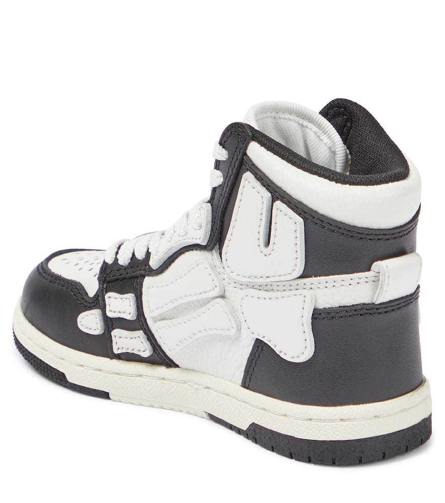Amiri Kids Skeleton leather high-top sneakers