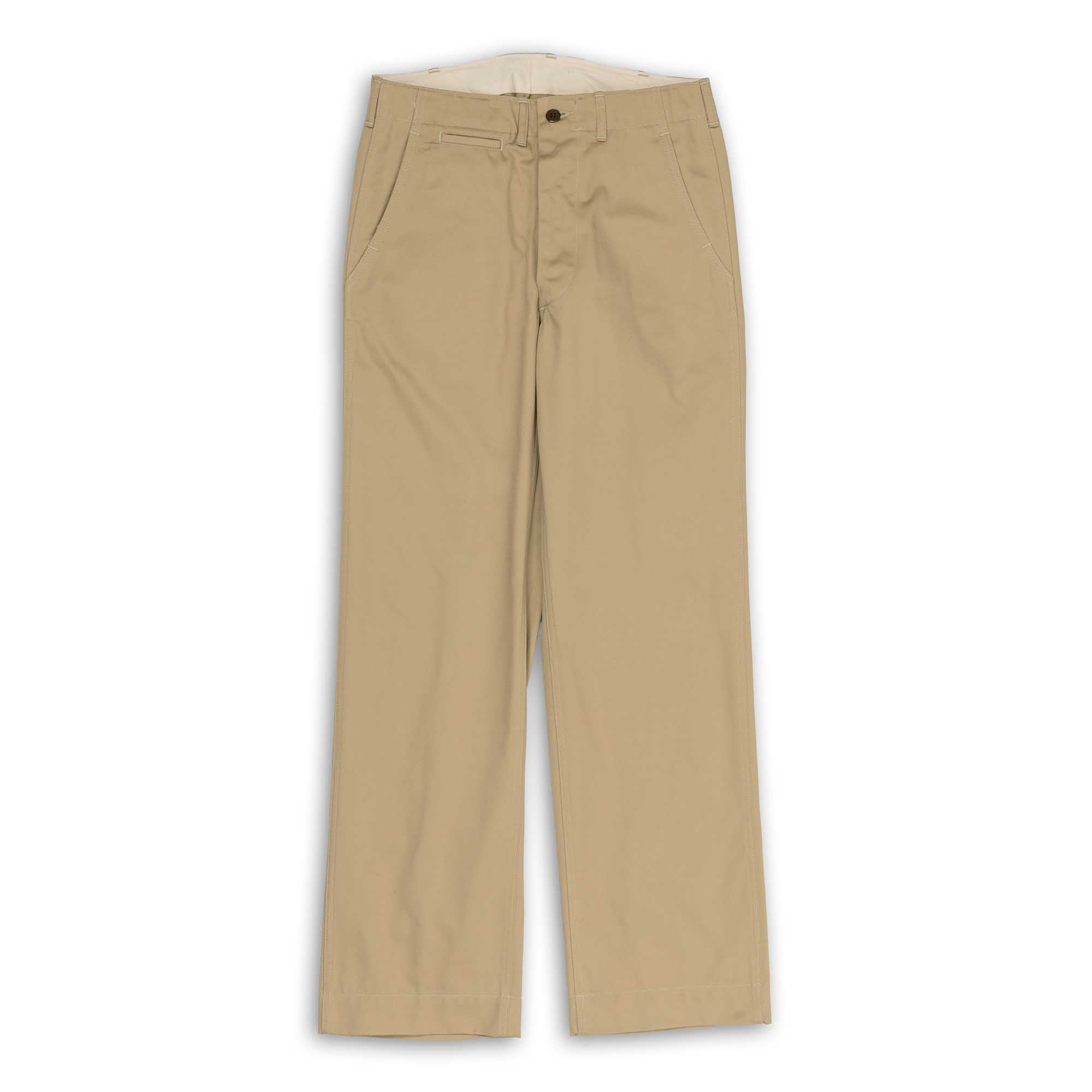 Trousers, Cotton, Khaki, 1945 Chino