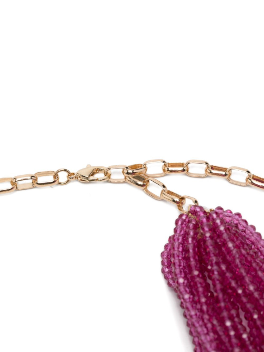 Multicolor Beads Embellished Necklace
