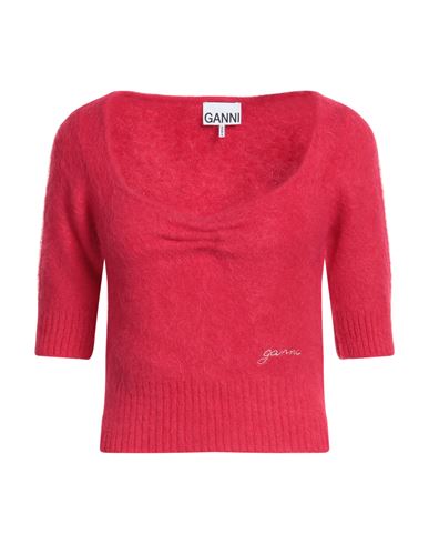 Woman Sweater Red Size L Alpaca wool, Polyamide, Virgin Wool, Elastane