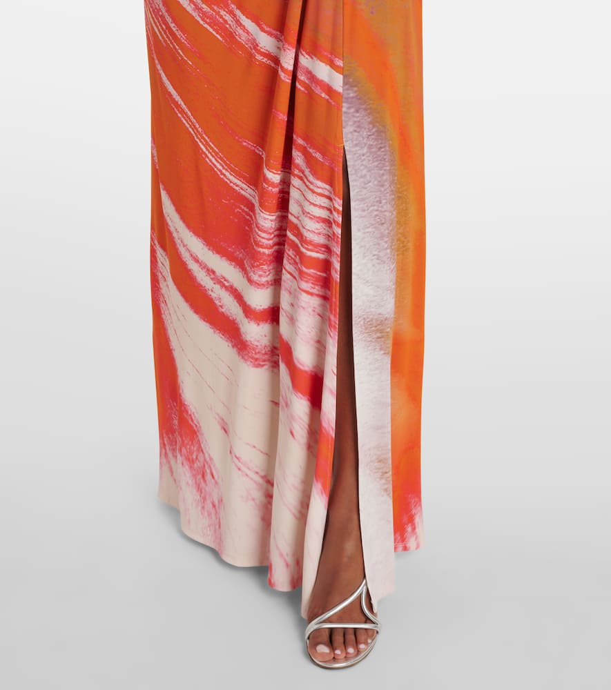 Emma printed jersey maxi dress