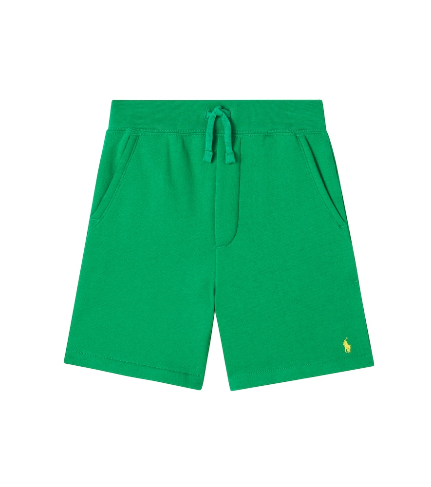 Cotton-blend jersey shorts
