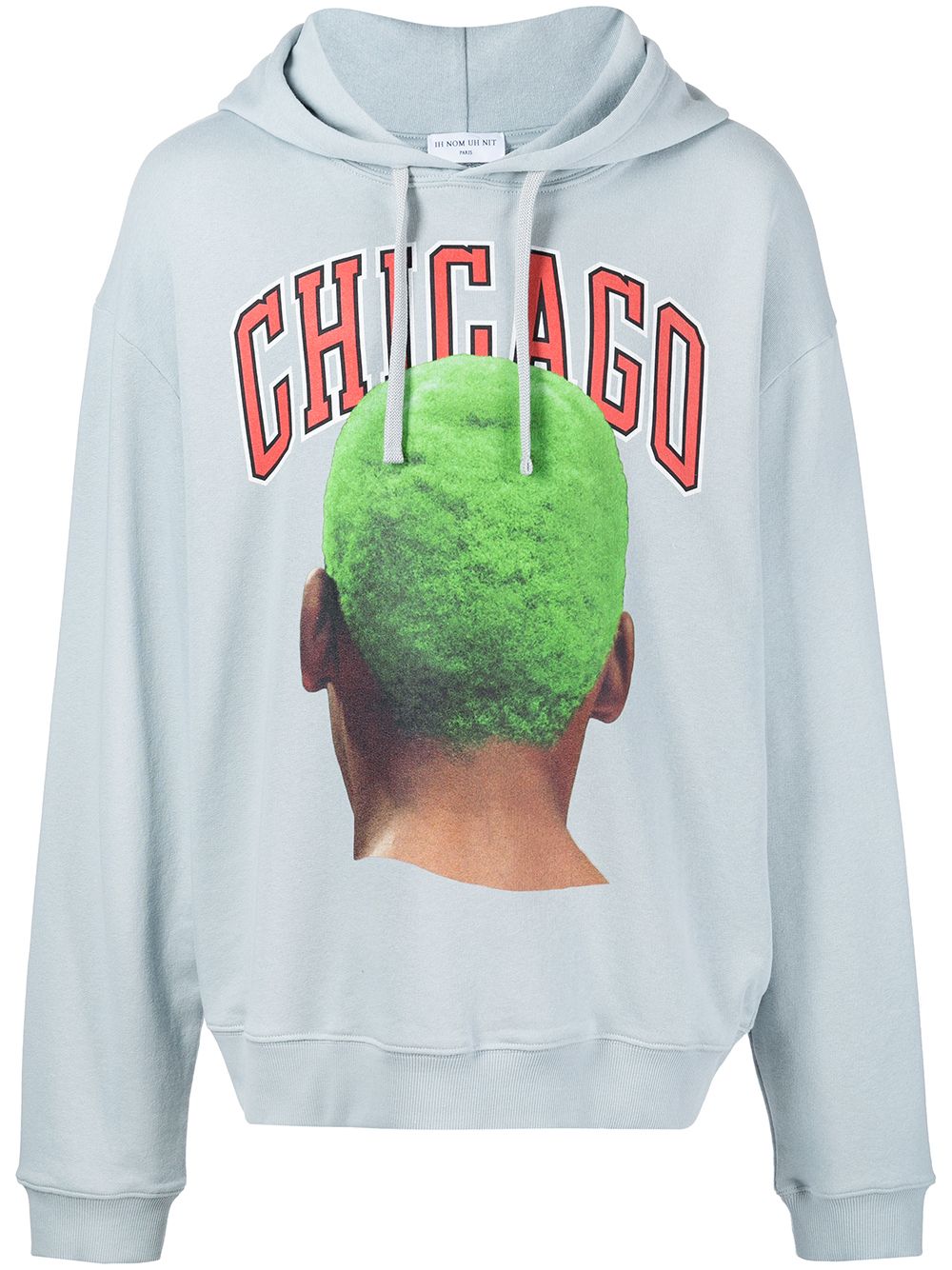 Chicago printed hoodie - Blue