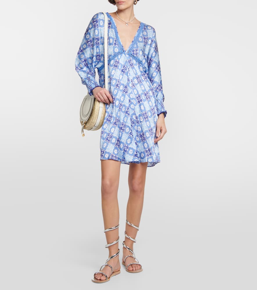 Allegra asymmetrical minidress