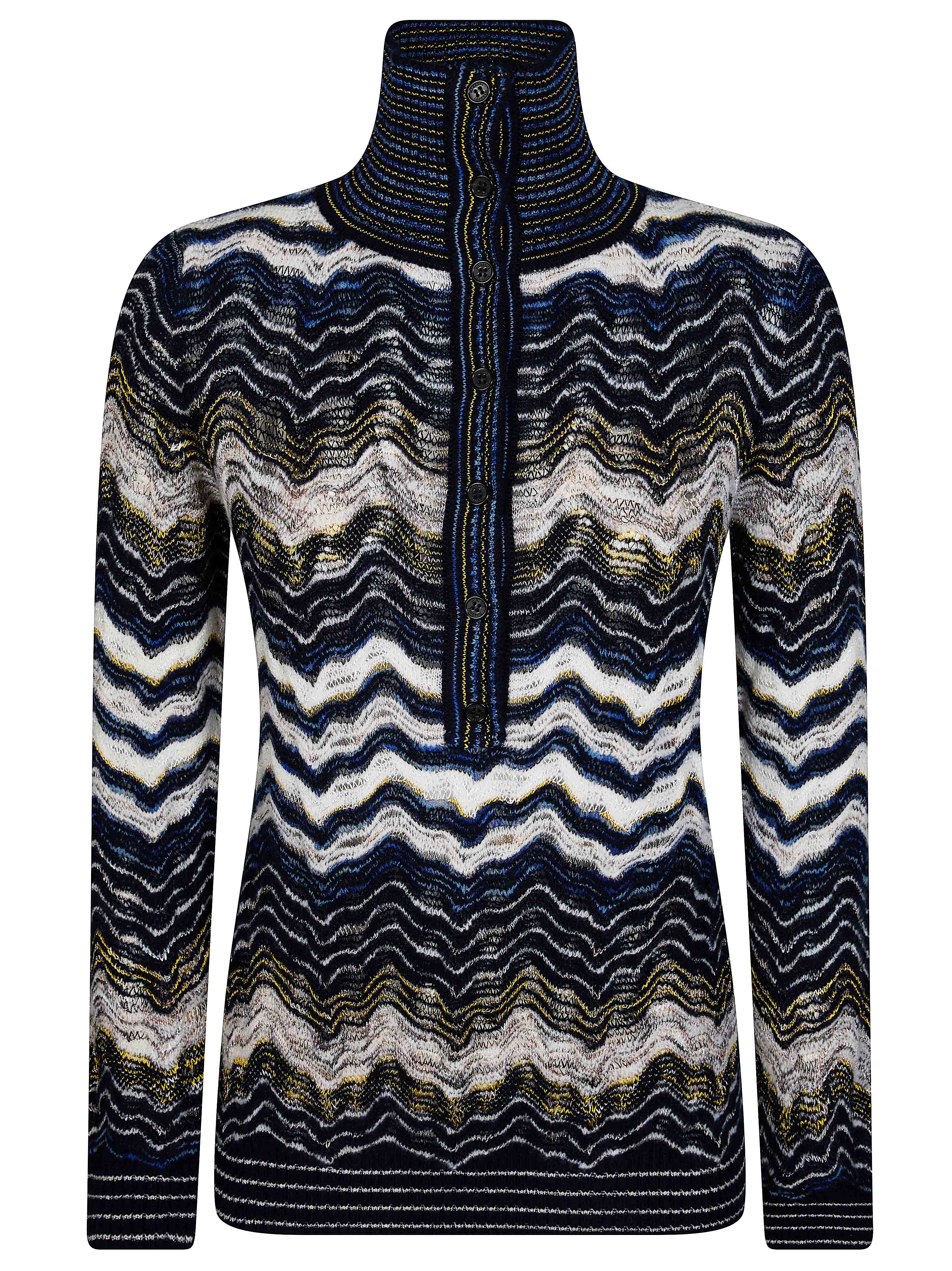 Women's High-Neck Long-Sleeve Sweater