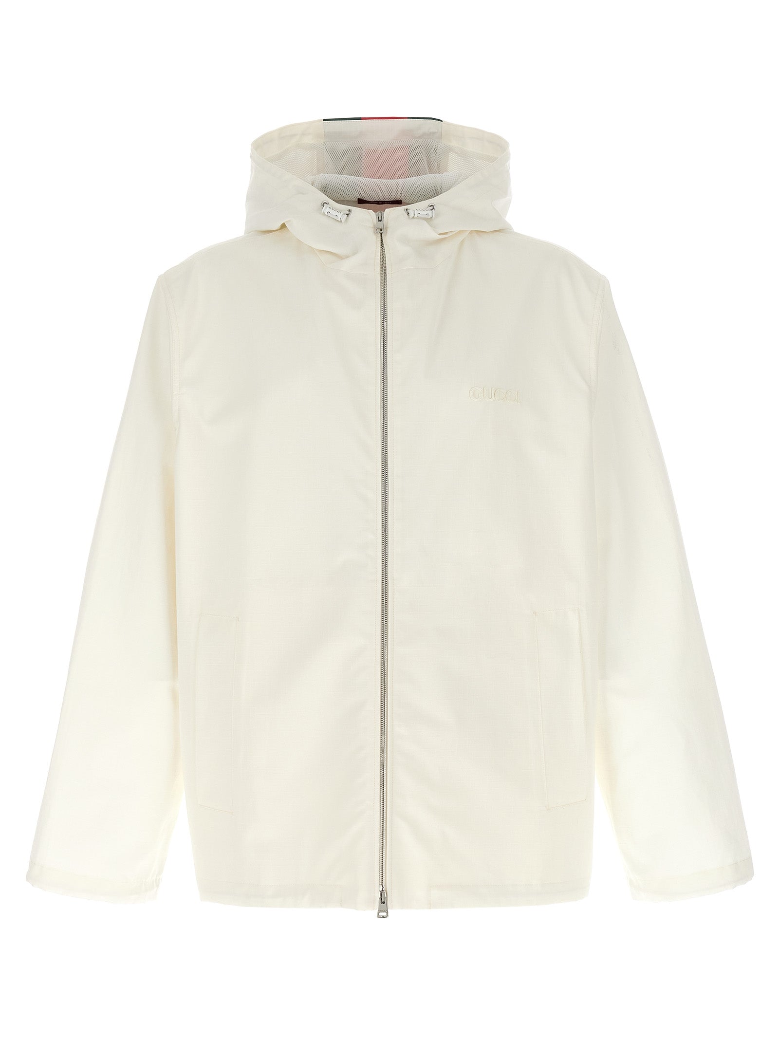 Water-Repellent Cotton Jacket — White