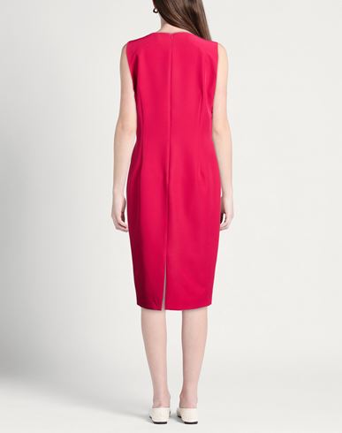 Woman Midi dress Magenta Size 10 Polyester, Elastane