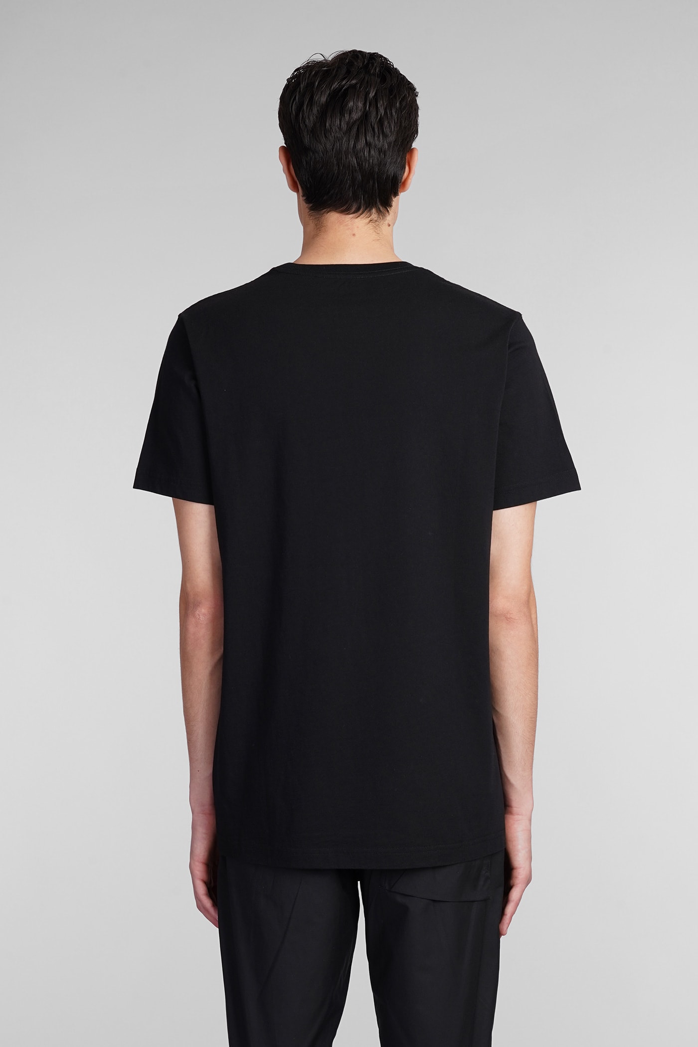 T-shirt In Black Cotton