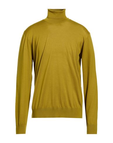 Man Turtleneck Military green Size 48 Cashmere
