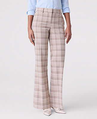 Ann Taylor The Petite Jayne Trouser in Plaid - Curvy Fit