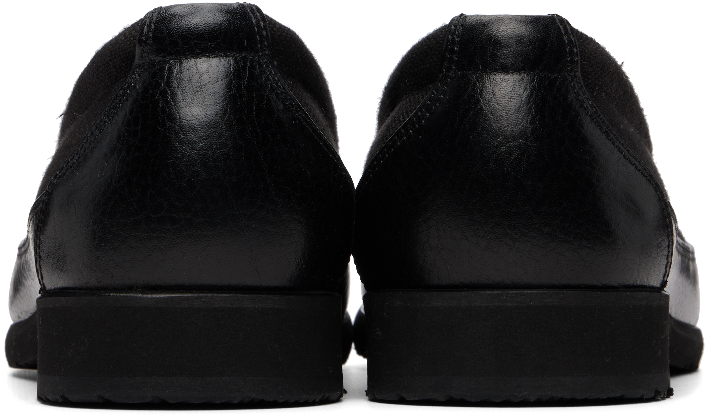 Black Bohemian Slipper Flats
