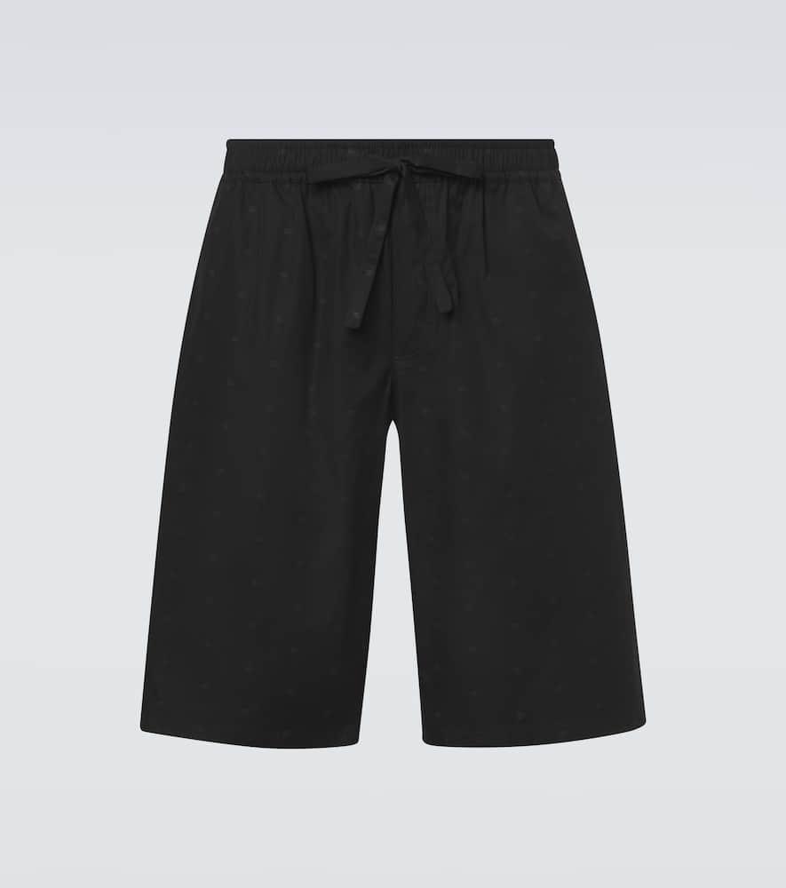 DG cotton Bermuda shorts