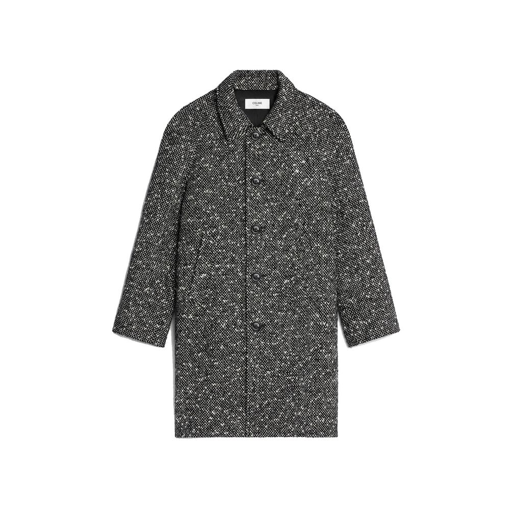 Mohair Blend Coat — Gray