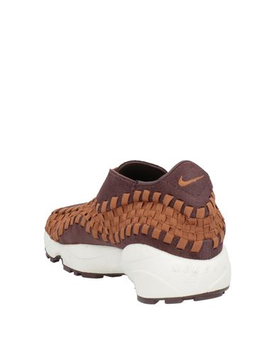 Woman Sneakers Chocolate brown Size 7.5 Leather, Textile fibers