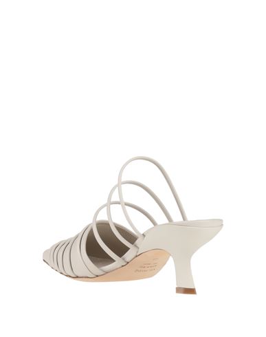 Vic Matiē Woman Mules & Clogs Off white Size 6 Soft Leather