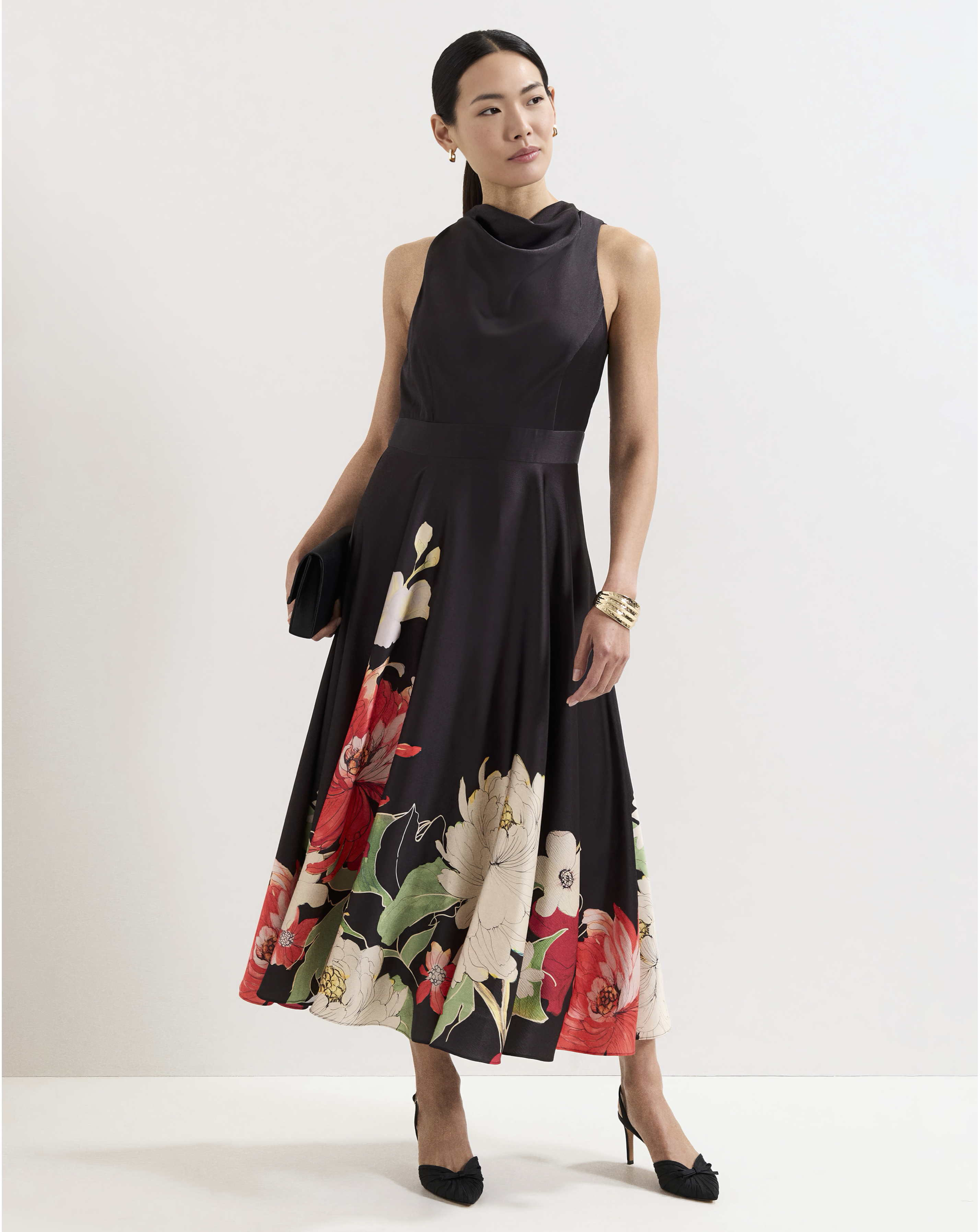 Phase Eight Cheryl Satin Midi Dre