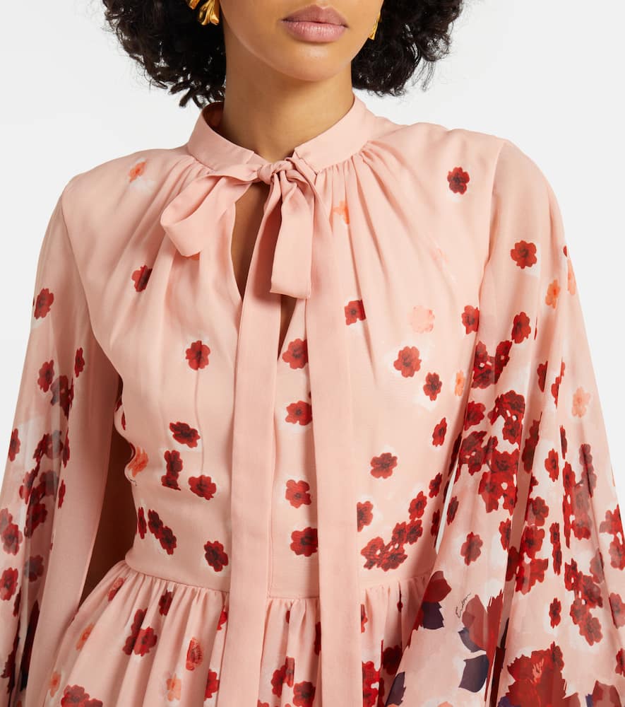 Silk gown