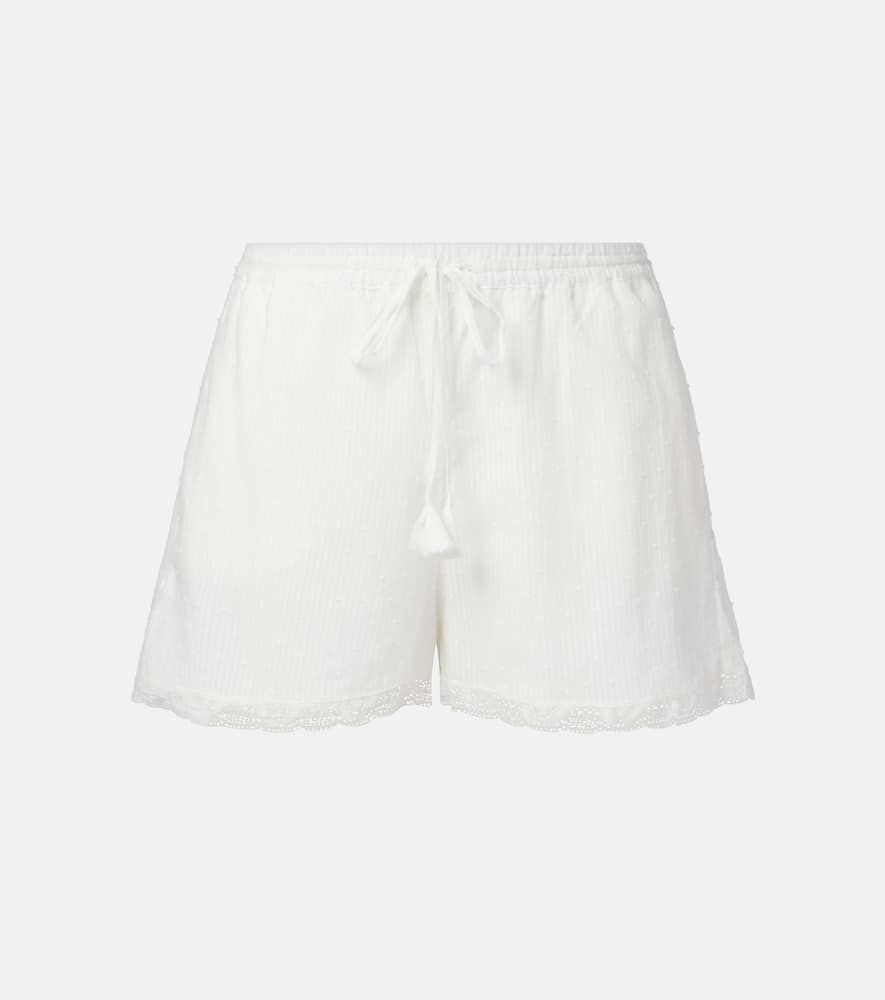Cruse cotton wide-leg shorts