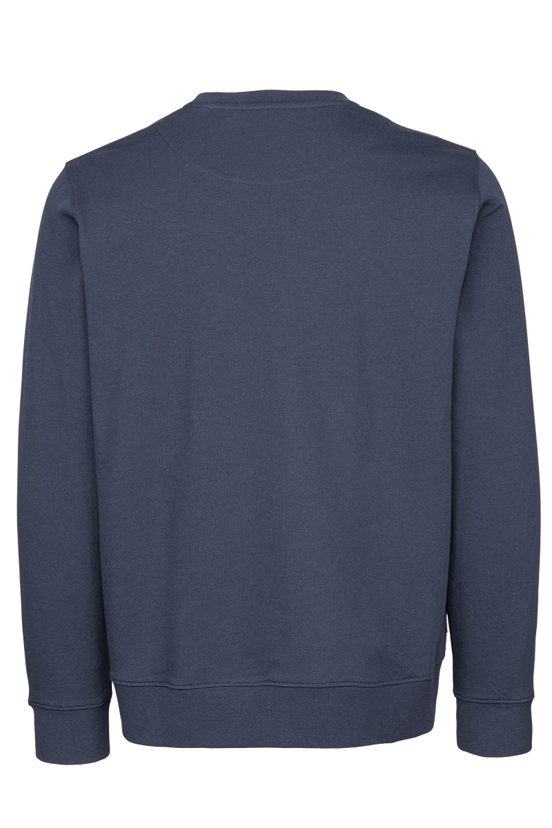Panos Emporio Mens Element Cotton Sweater - Navy - Sma