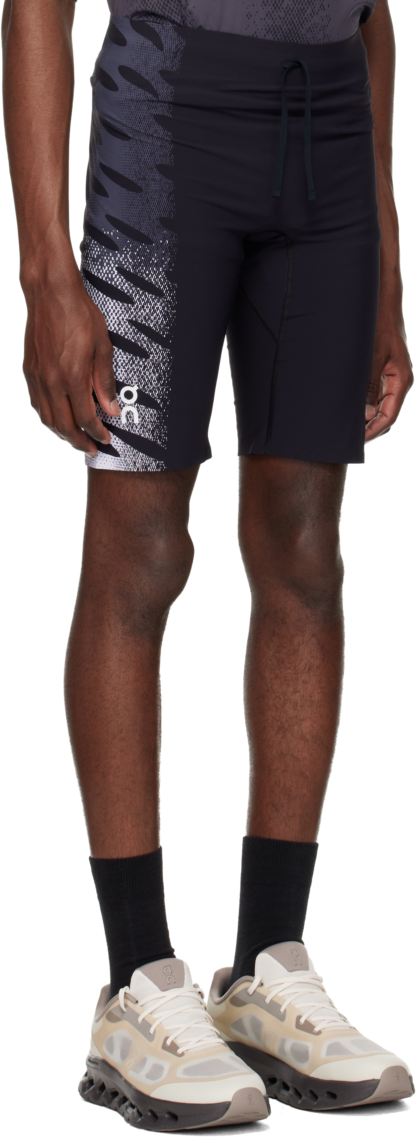 Gray Zero Half Tights Running Shorts