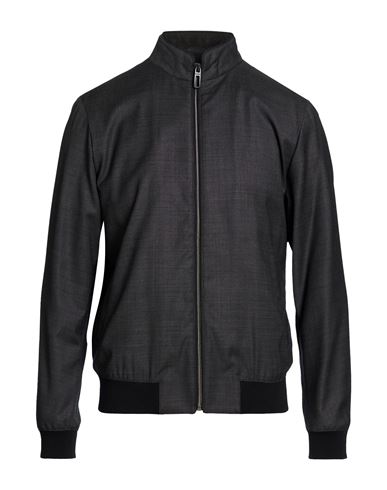 Man Jacket Charcoal Size 36 Virgin Wool, Elastane
