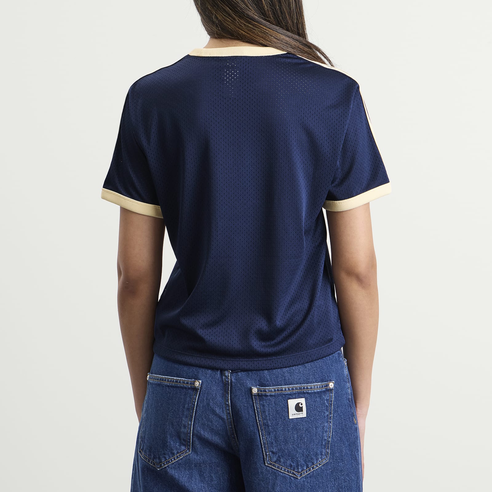 Women's Mesh T-Shirt Night Indigo/Warm Vanilla