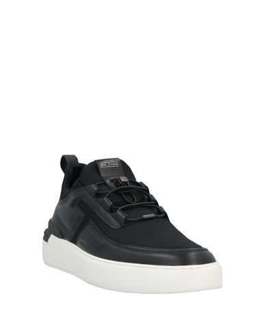 Tod's No_code Man Sneakers Black Size 11 Soft Leather, Textile fibers