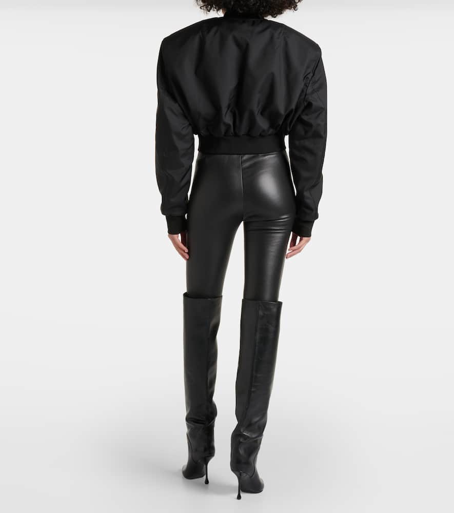 Wardrobe. NYC Cropped bomber jacket