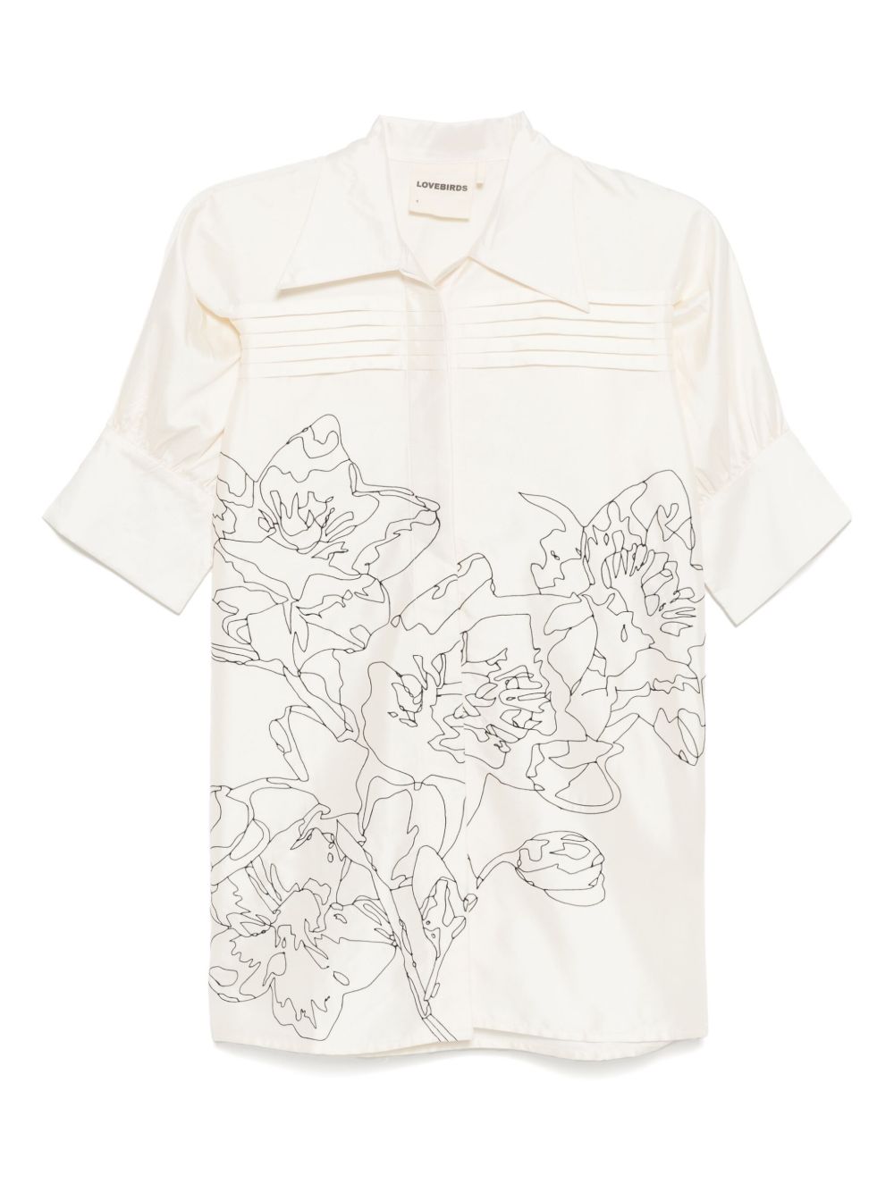 Taffeta shirt - White