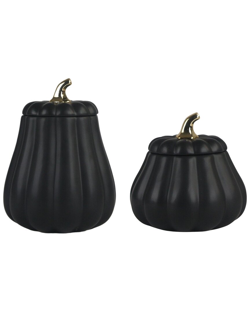 Pumpkin Patch Graduated Gourd Canister Set