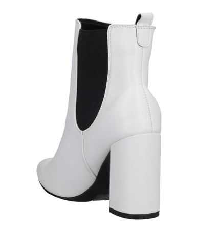 Woman Ankle boots White Size 10 Synthetic fibers