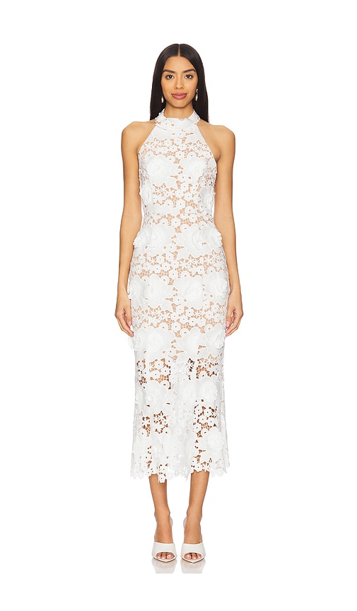 ELLIATT COCKTAILKLEID DRESS in Ivory. Größe XS. Also in L
