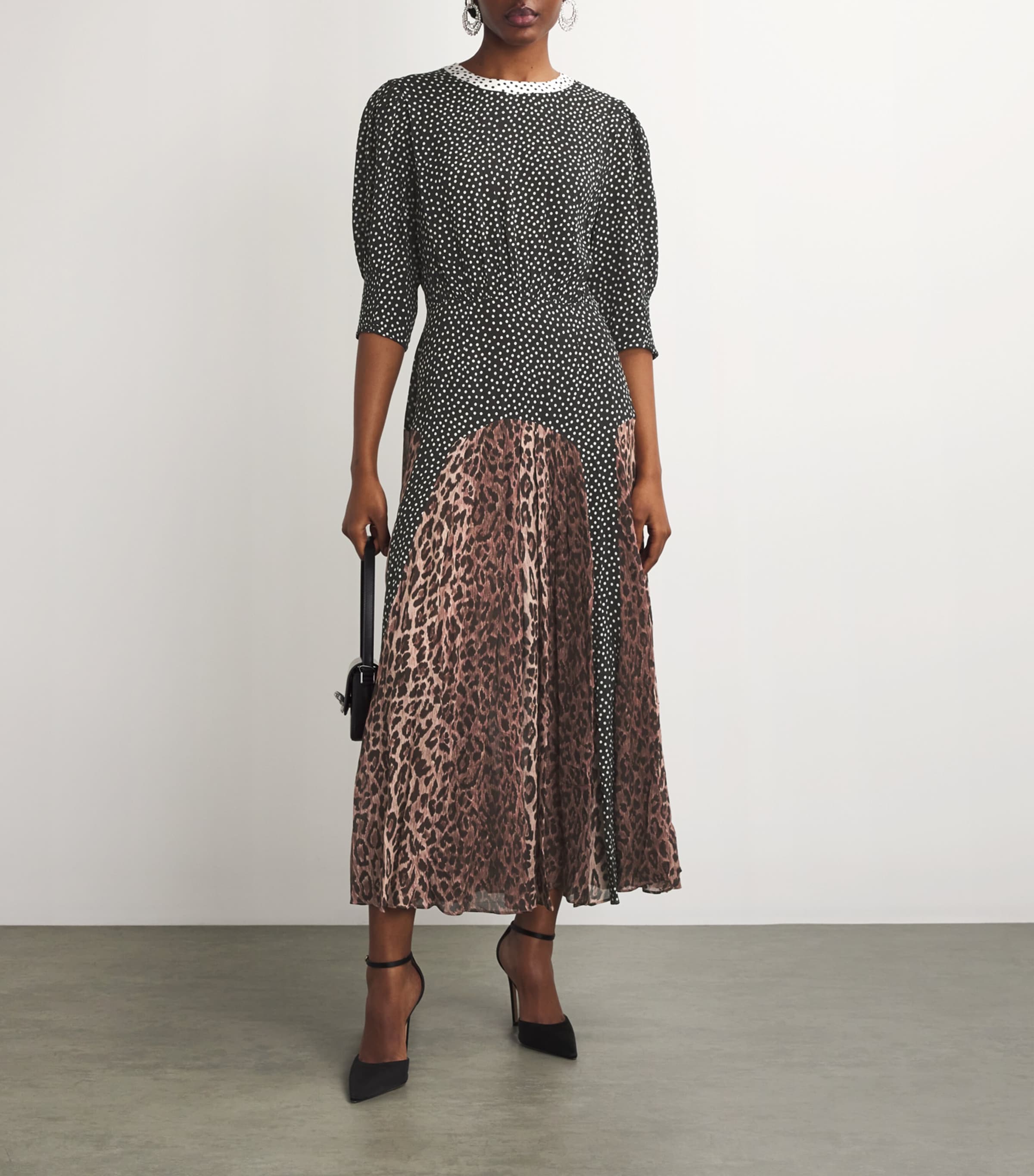 Printed Meg Midi Dress