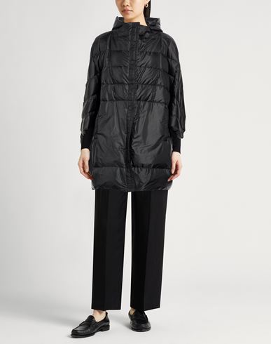 Woman Puffer Black Size 12 Polyester