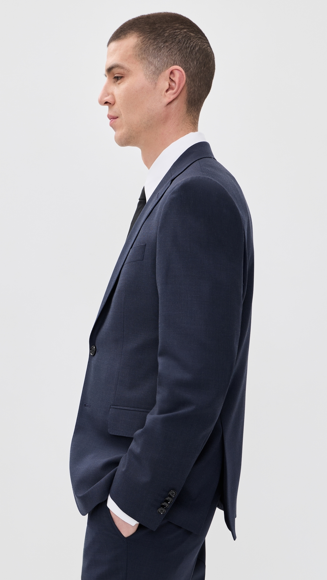 Hutson Suit Jacket Open Blue 44R